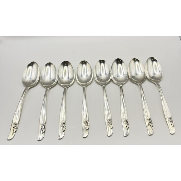 Rogers Bros Vintage SilverPlate Exquisite Int'l Silver Service for 8, 4 pc setti - Picture 13 of 16